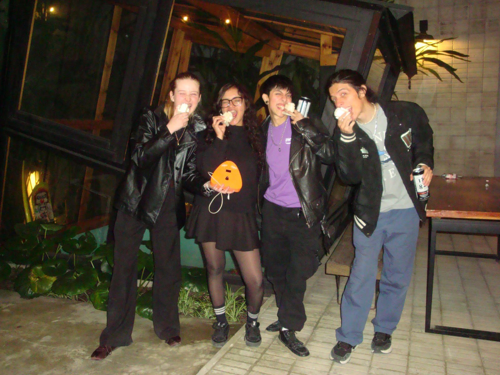 MaVi with her friends on a night out