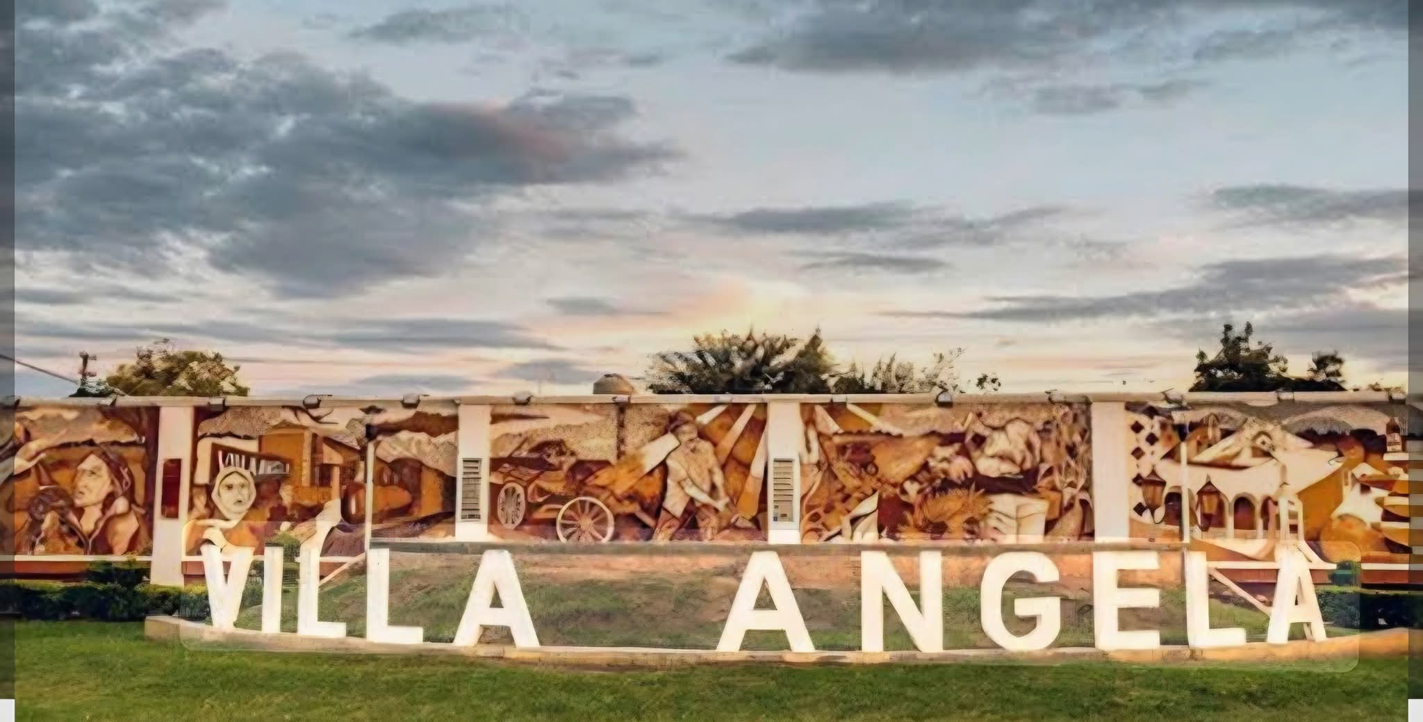 Villa Ángela, Chaco welcome sign